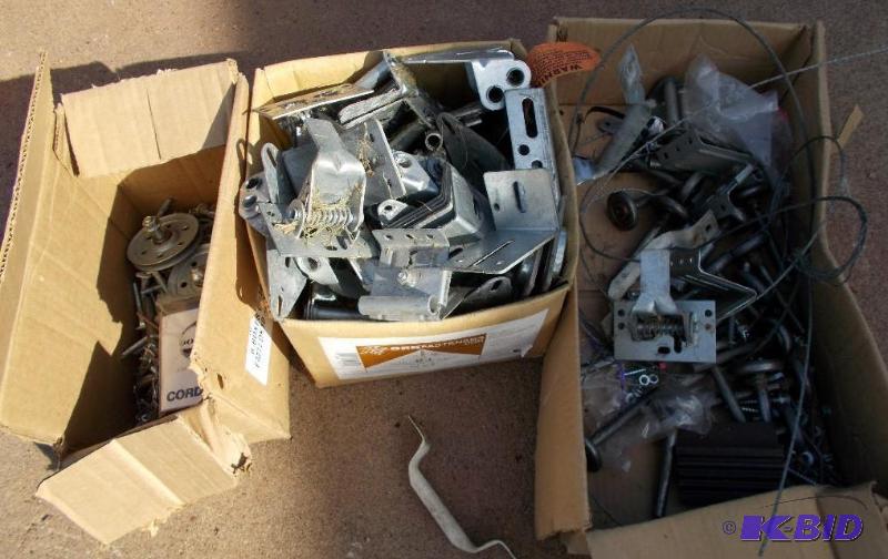 1 Lot of Garage Door Hardware Including Handl...