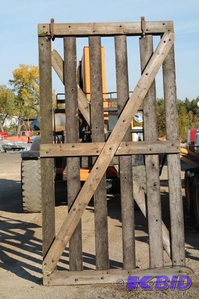 Wood Stockyard Gate Came Out Of South Saint ...
