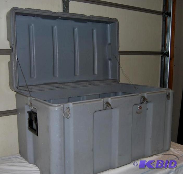 lot 19 image: Huge HD U.S. Military Hardigg Waterproof Case...