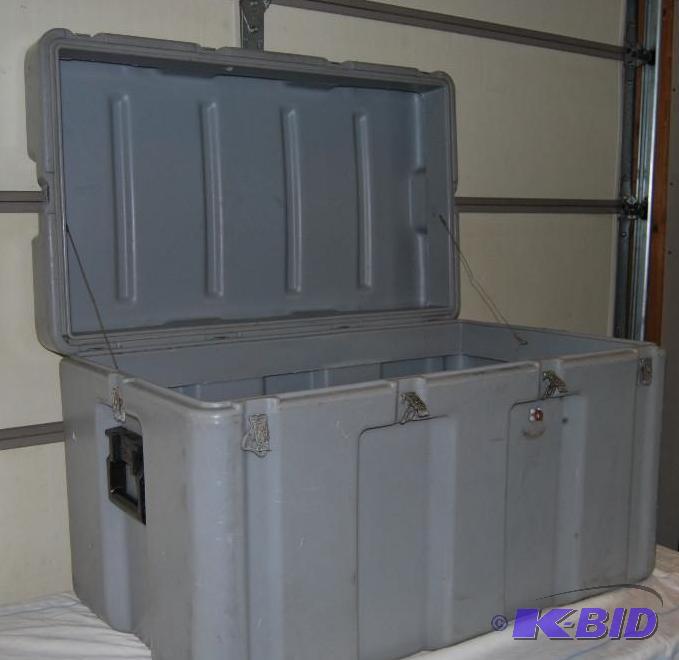 lot 20 image: Huge HD U.S. Military Hardigg Waterproof Case...