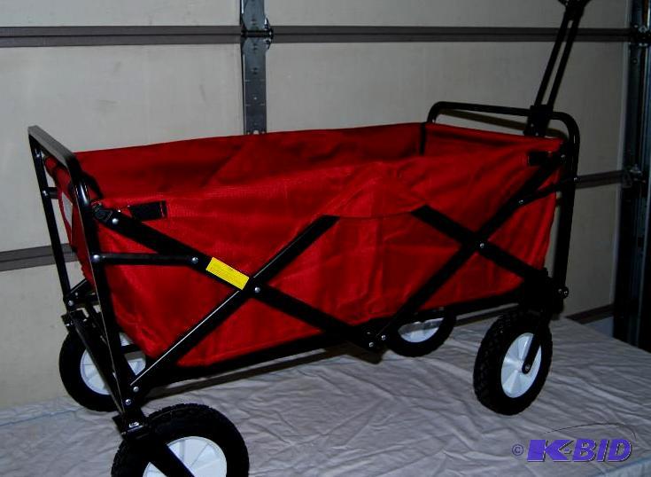 lot 22 image: MAC Sports Folding Wagon, 150lb capacity, tel...