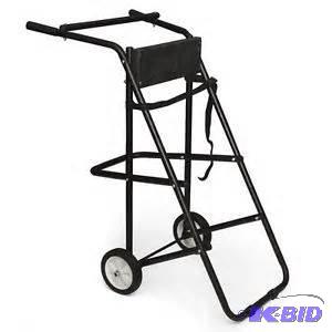 lot 45 image: 130lb Wheeled Outboard Motor Stand, add your ...