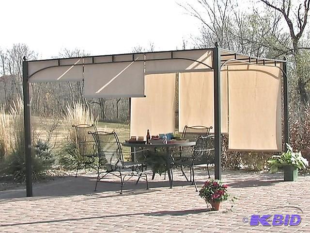 lot 50 image: Castlecreek Pergola with Adjustable Shade, po...