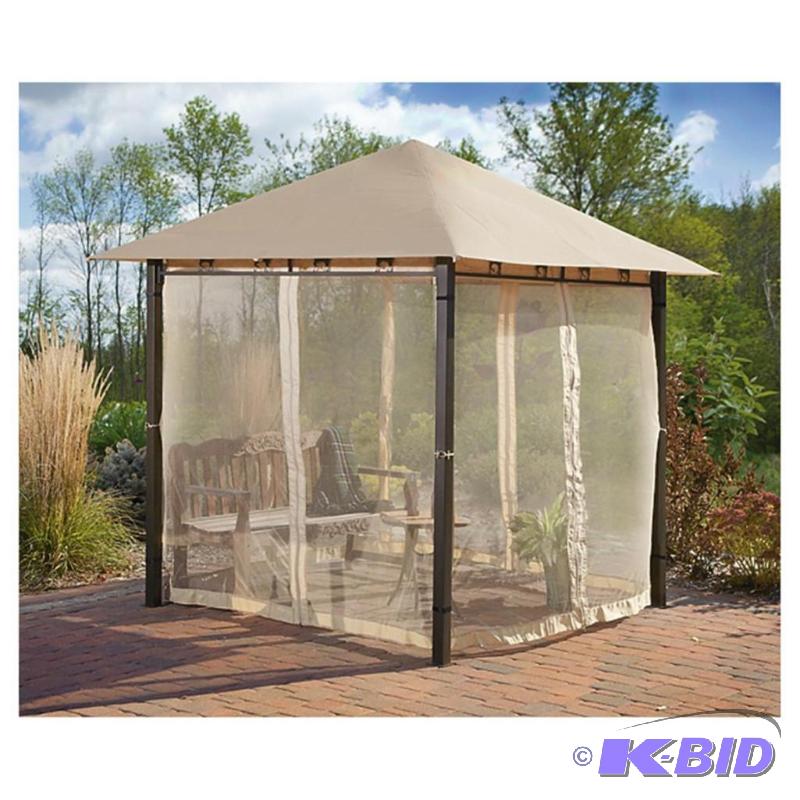 lot 52 image: Northwoods Gazebo, powder coated steel tube, ...