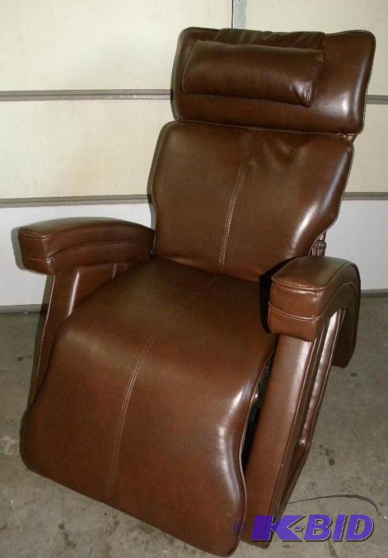 lot 62 image: Reclining Massage Chair, metal frame construc...