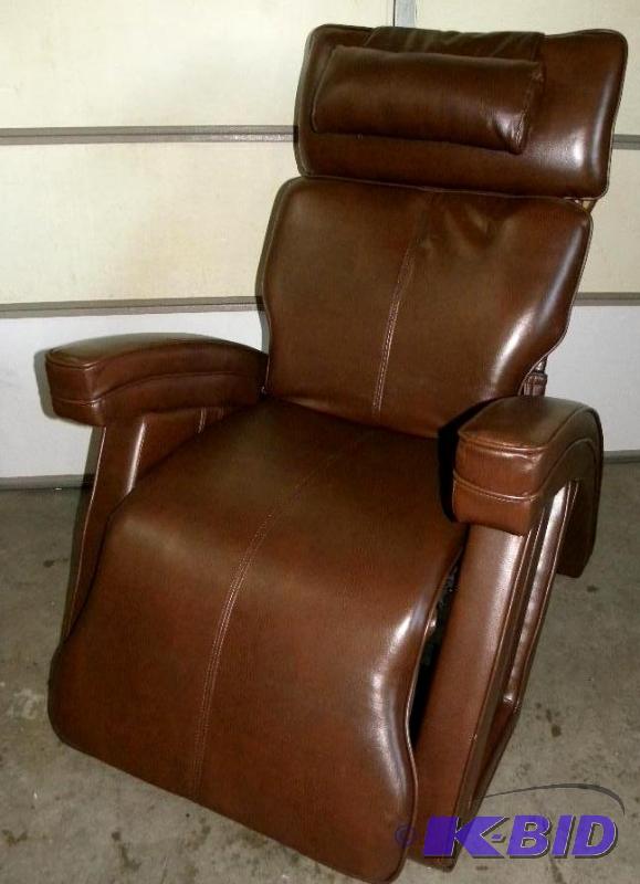 lot 63 image: Reclining Massage Chair, metal frame construc...