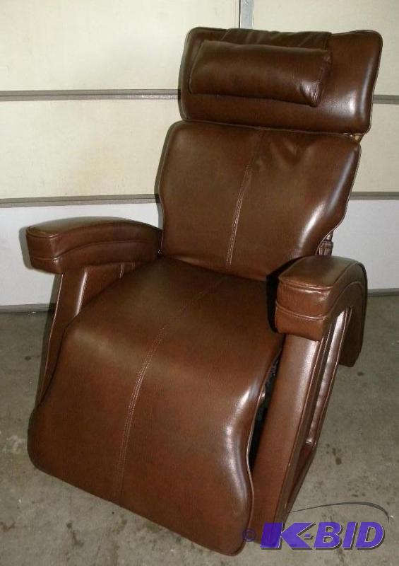 lot 64 image: Reclining Massage Chair, metal frame construc...