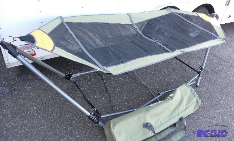 lot 80 image: Portable Folding Hammock, foldable, steel fra...