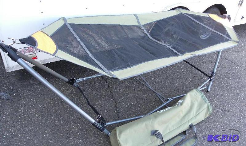 lot 83 image: Portable Folding Hammock, foldable, steel fra...