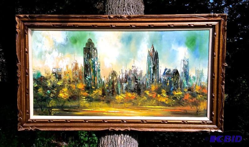 lot 10 image: Sas Colby (1938 - ) Listed Artist Oversized large Rare Original This Artist is in several Museums