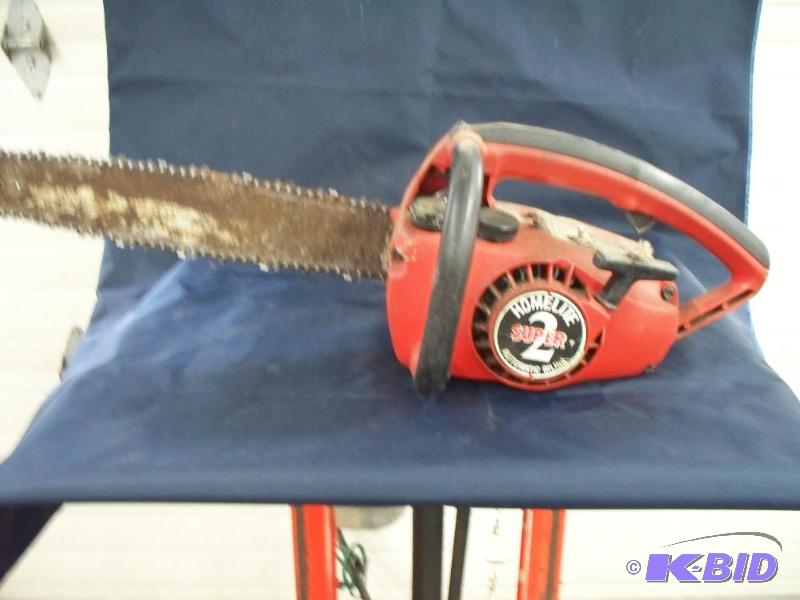 lot 17 image: Homelite chain saw...