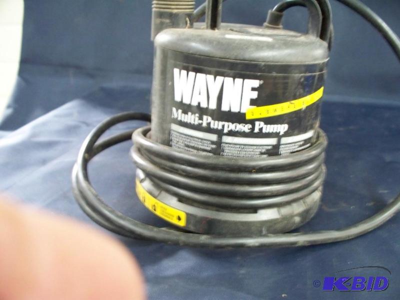 lot 22 image: Wayne multipurpose pump works...