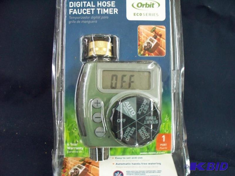 lot 59 image: Digital hose faucet timer...