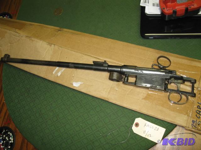 Mauser Model 1895 rifle barrel and action
