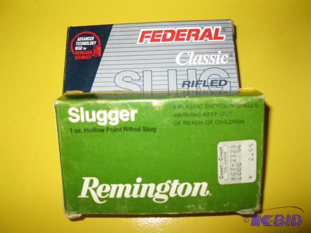 10 rounds of 12 ga rifled slugs...