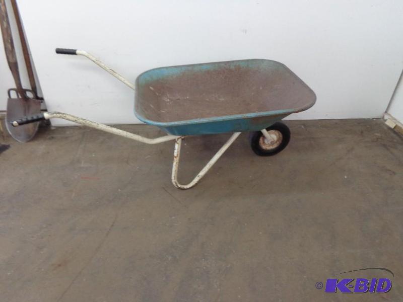 lot 122 image: Wheel Barrow 35" x 28" x 8"...