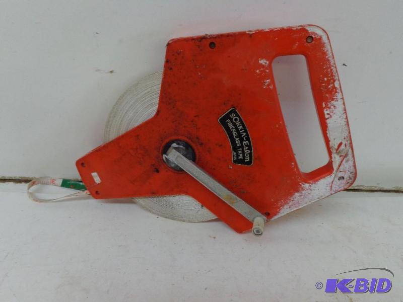 lot 128 image: Sokkia - Eslon Fiberglass Yard Tape Meas...