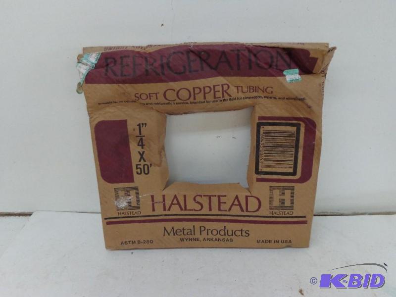 lot 137 image: Halstead Soft Copper Tubing 14" x 50 S...