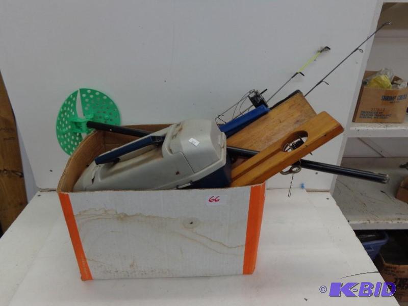 lot 66 image: Ice Fishing Supplies Jig Up Ice Fishing Tip U...