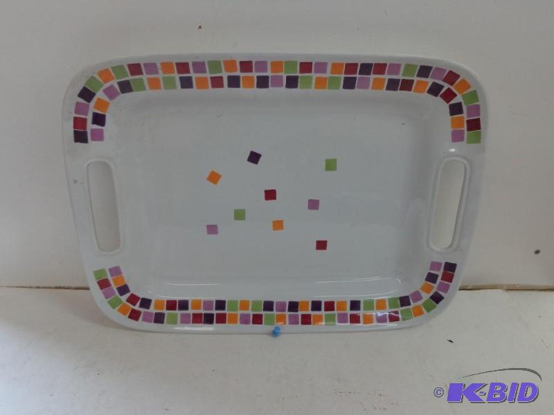 lot 75 image: Simple Additions Tiles Large Rectangular Plat...