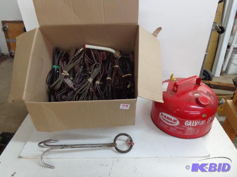 lot 79 image: Various Lot of Items Extension Cords Approxim...