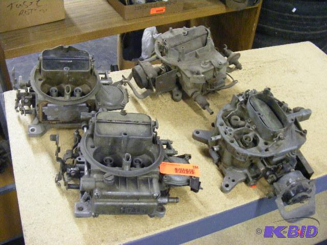 Four Carburetors, some are 1, 2 or 4 barrel. ...