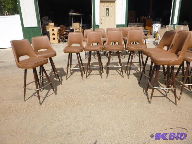 lot 126 image: 8 Bar Stools 32" high....