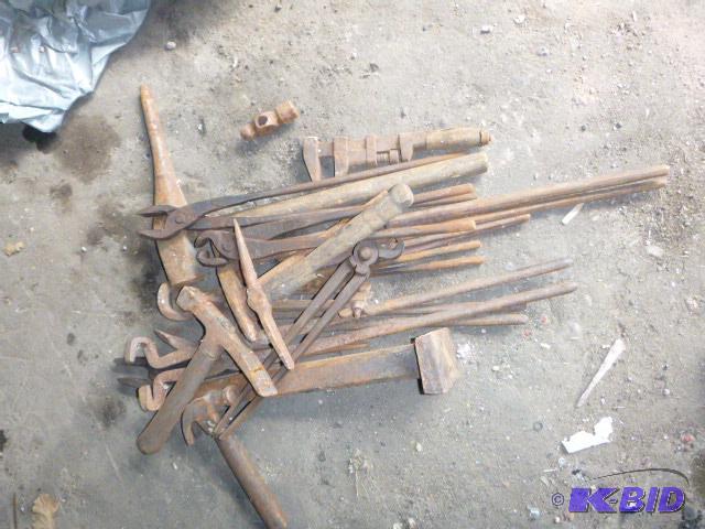 lot 137 image: Lot of Blacksmith Tools...
