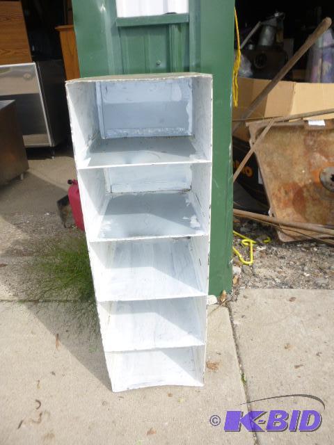 lot 172 image: Metal Shelf 31 12" X 10" X 12"...