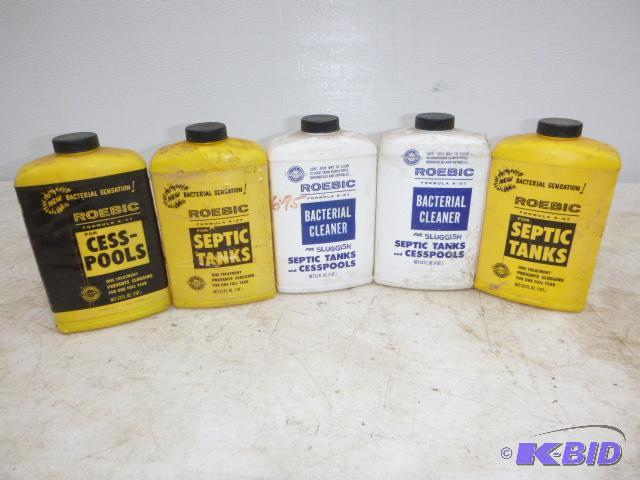lot 217 image: 5 Bottles of Septic Tank, Bacterial Treatment...