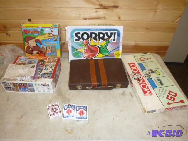 lot 225 image: Lot of Various Board Games and Playing Cards ...