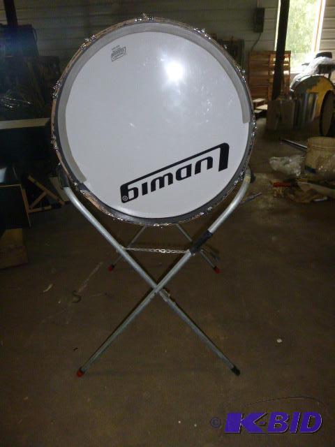 lot 32 image: Ludwig Bass Drum with Stand...