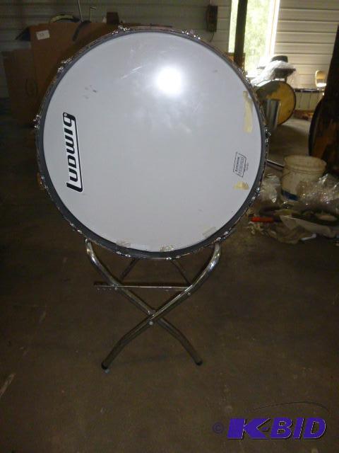 lot 33 image: Ludwig Bass Drum with Stand...