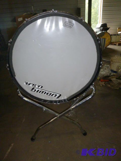 lot 34 image: Ludwig Bass Drum with Stand...