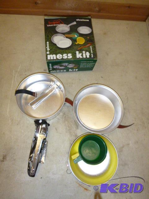 lot 58 image: Texsport Aluminum 8 Piece Mess Kit...