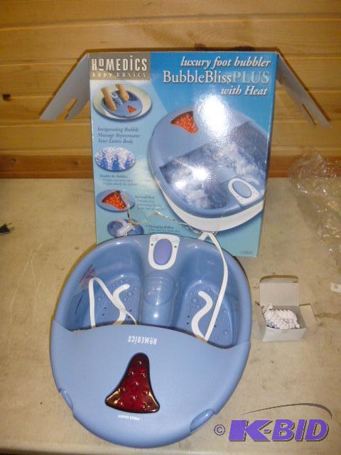 lot 60 image: Homedics Bubble Bliss Plus with Heat Luxury f...