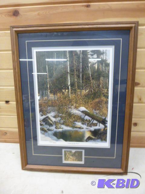 lot 78 image: &quotLand of the Free" Framed Print By ...