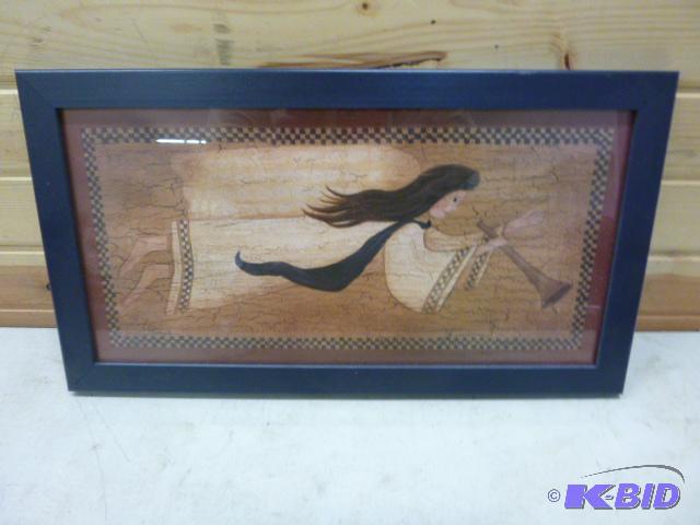 lot 84 image: Framed Picture 12" X 22"...
