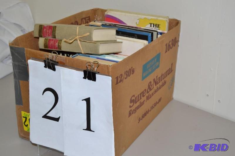 Box of misc. books