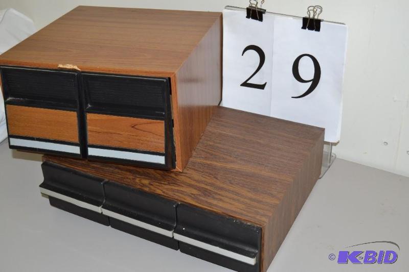 Cassette organizers with contents