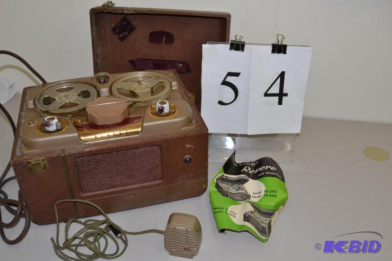 Revere tape recorder