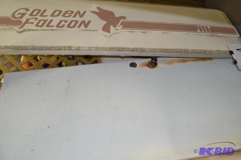 Camper items, steel door