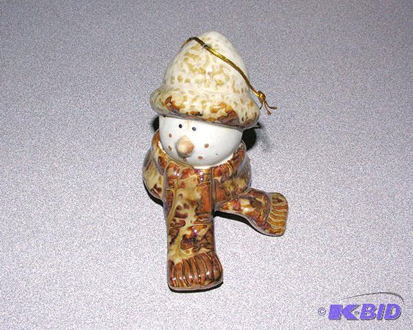 Rustic Snowman Ornament