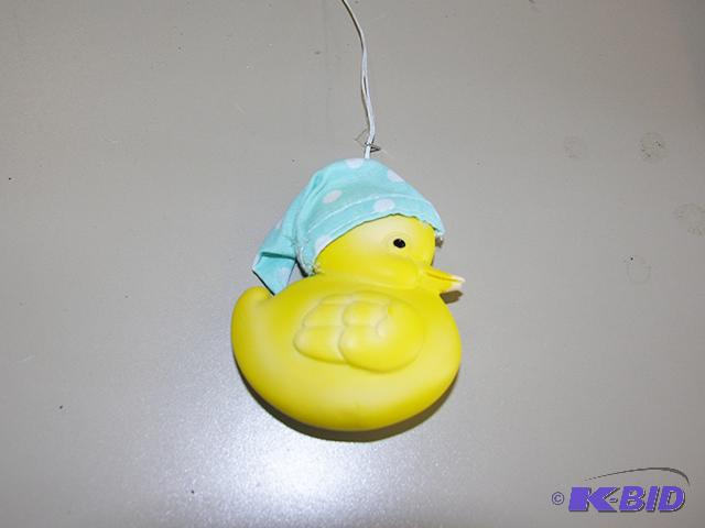 Rubber duck ornament.