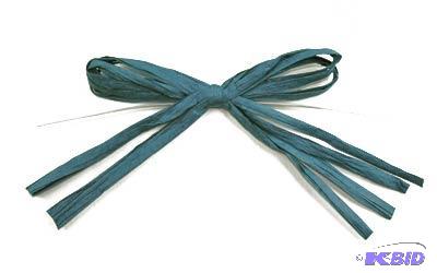 Paper raffia ribbon bows
