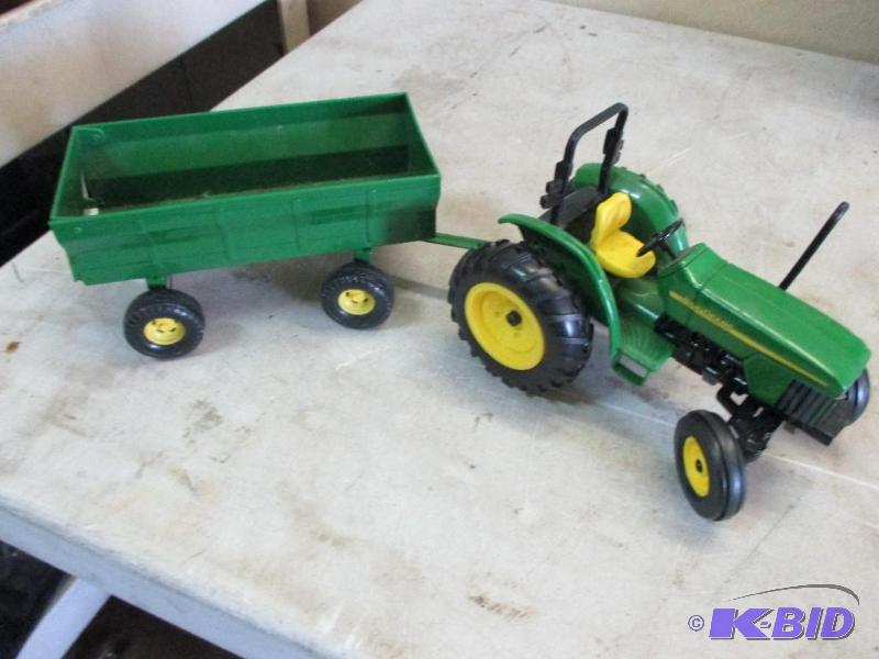 John Deere Tractor and cart...