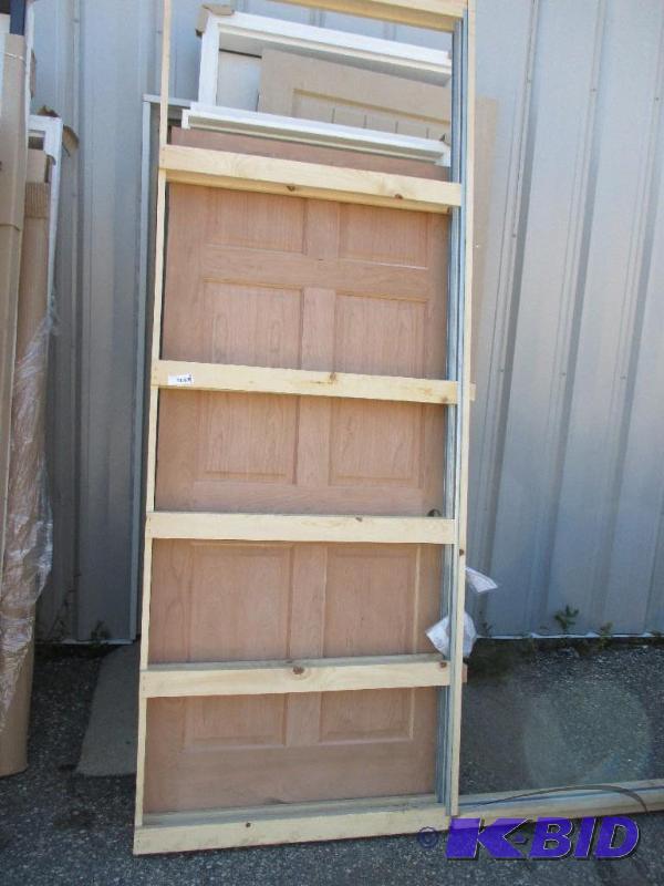 Pocket Door Frame and track, about 8 tall...