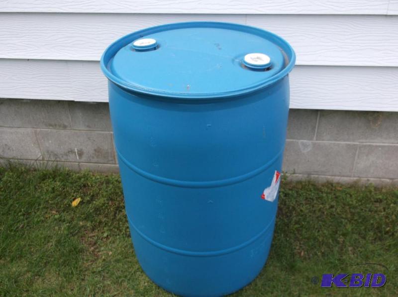 lot 15 image: Food grade 55 gallon barrel....