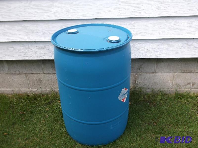 lot 20 image: Food grade 55 gallon barrel....