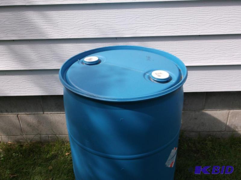 lot 21 image: Food grade 55 gallon barrel....